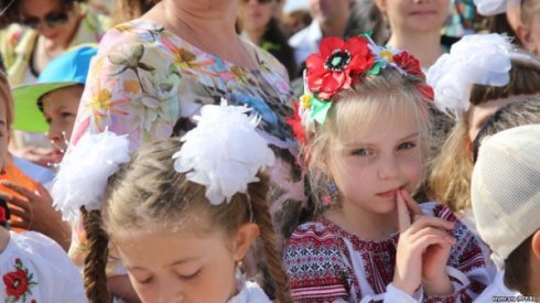 The Ukrainian gymnasium in Simferopol. Graduation. 2015